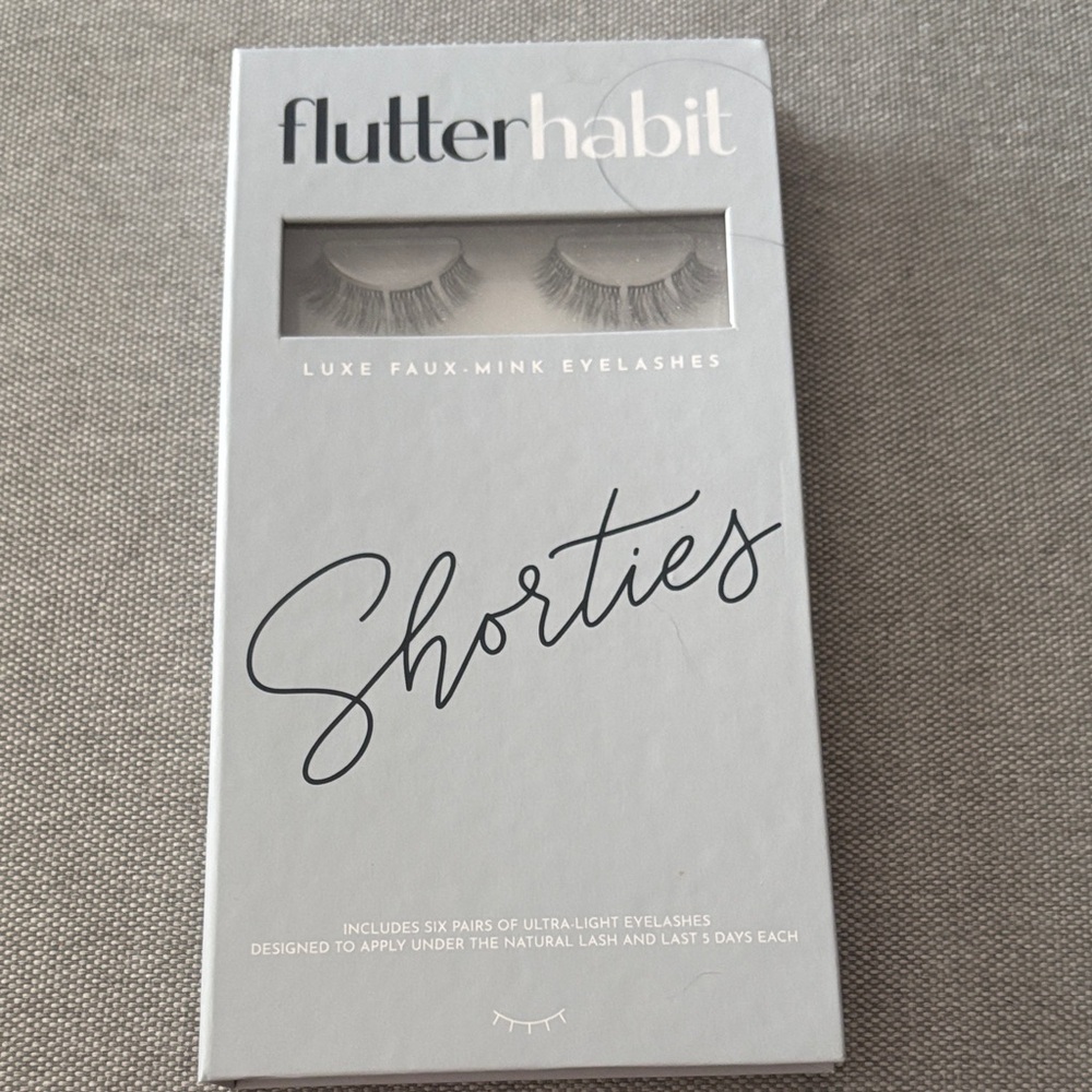 FlutterHabit Luxe Faux-Mink Eyelashes - Shorties